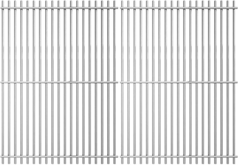 LOCVCDA 18.75" Stainless Steel Cooking Grate for Weber Genesis II 300 and Genesis II LX 300 Series Gas Grills, Genesis ll LX E/S-340, Genesis ll S-310, Genesis ll 310/335, Replacement Parts for Weber 66095 - Image 1